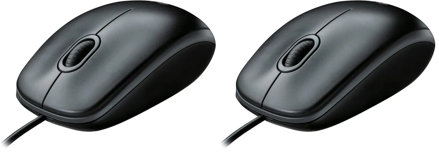 Logitech B100 mouse con filo USB bianco 800 DPI