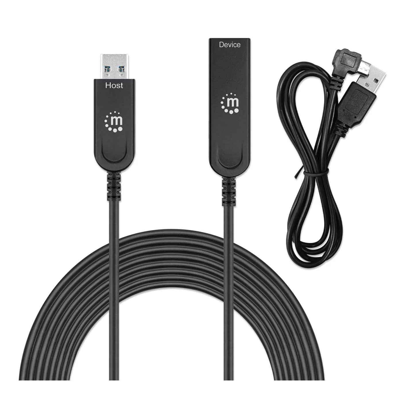 Manhattan Cavo USB Ottico Attivo 20m Nero 10 Gbps