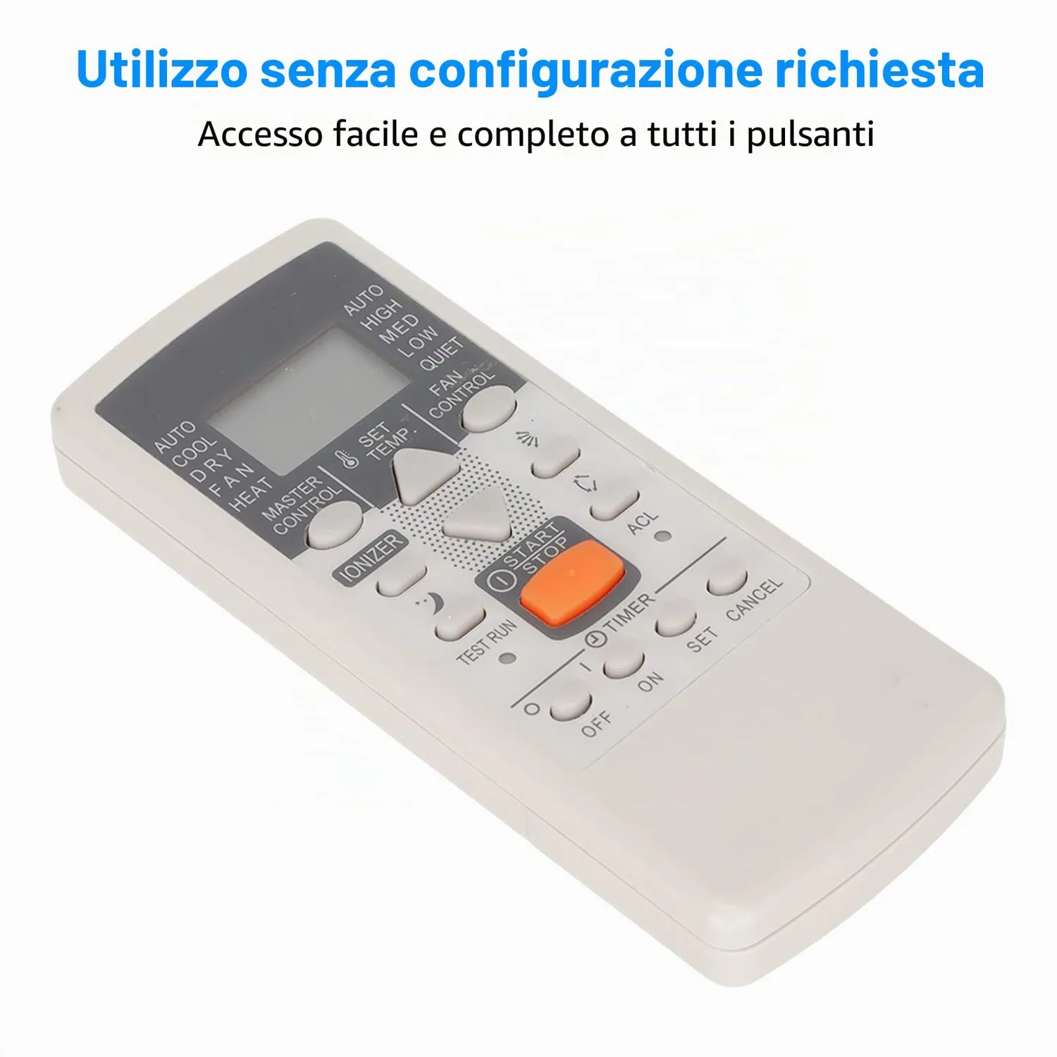 Zunate telecomando condizionatore Fujitsu AR-JE5 universale