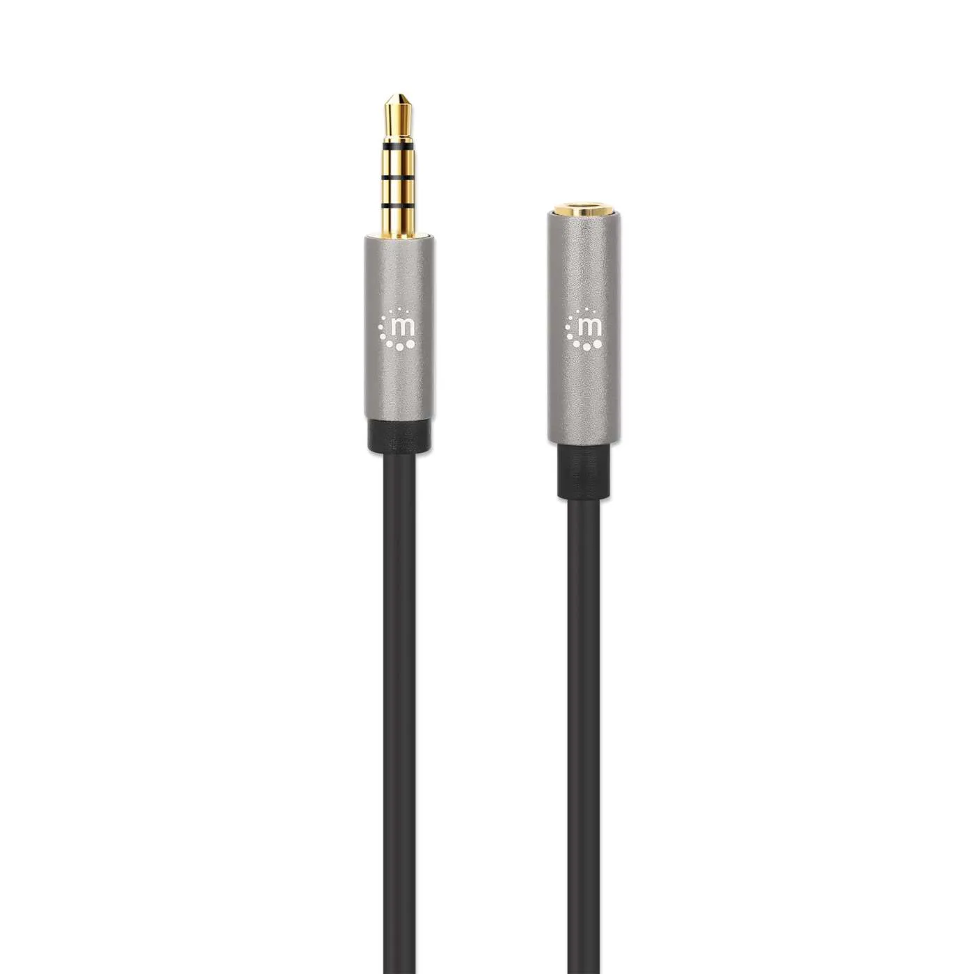 Manhattan Cavo Audio Aux Stereo 3 m Prolunga 3,5 mm Slim