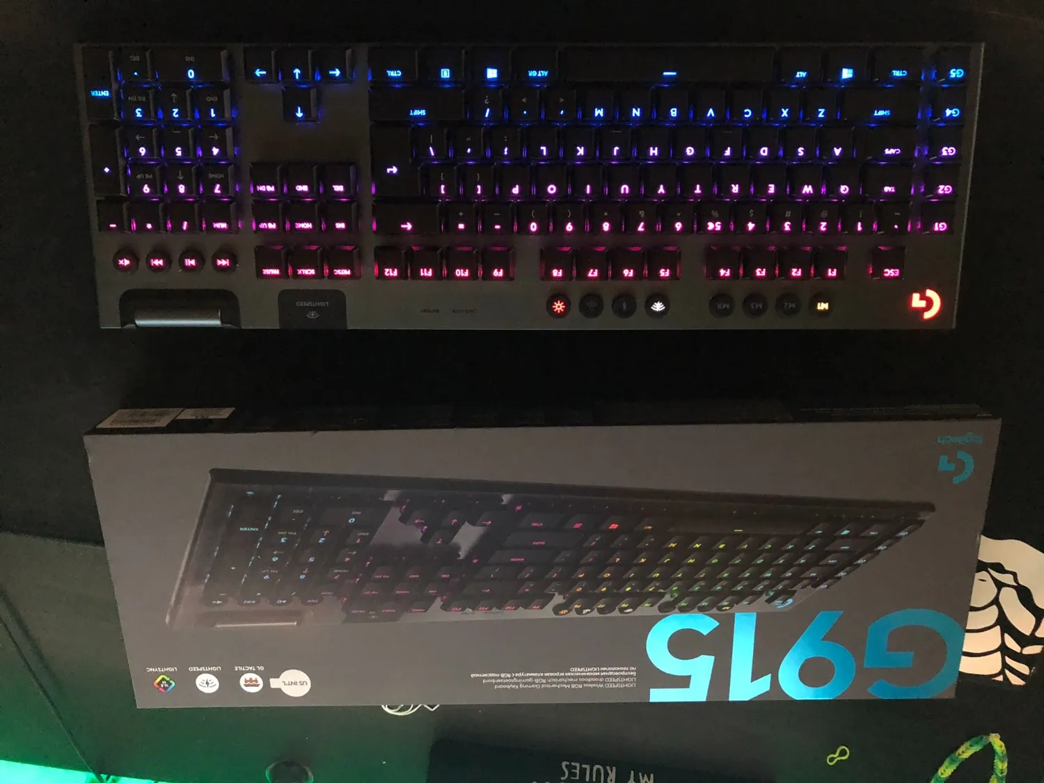 Logitech G G915 Tastiera Gaming Wireless GL Tactile