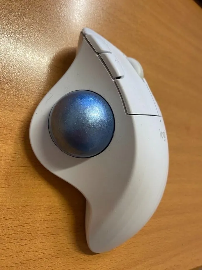 Logitech Ergo M575 mouse trackball wireless ergonomico