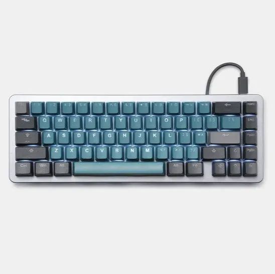 Tai-Hao Deep Forest Blue set keycap PBT retroilluminato
