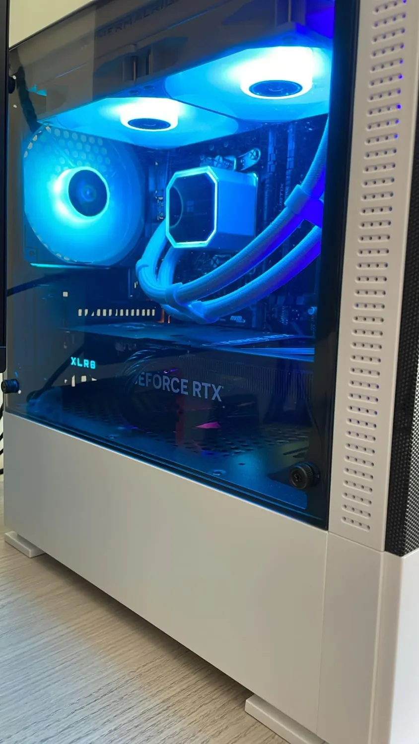 Mars Gaming MC-Z case PC MicroATX bianco mesh RGB