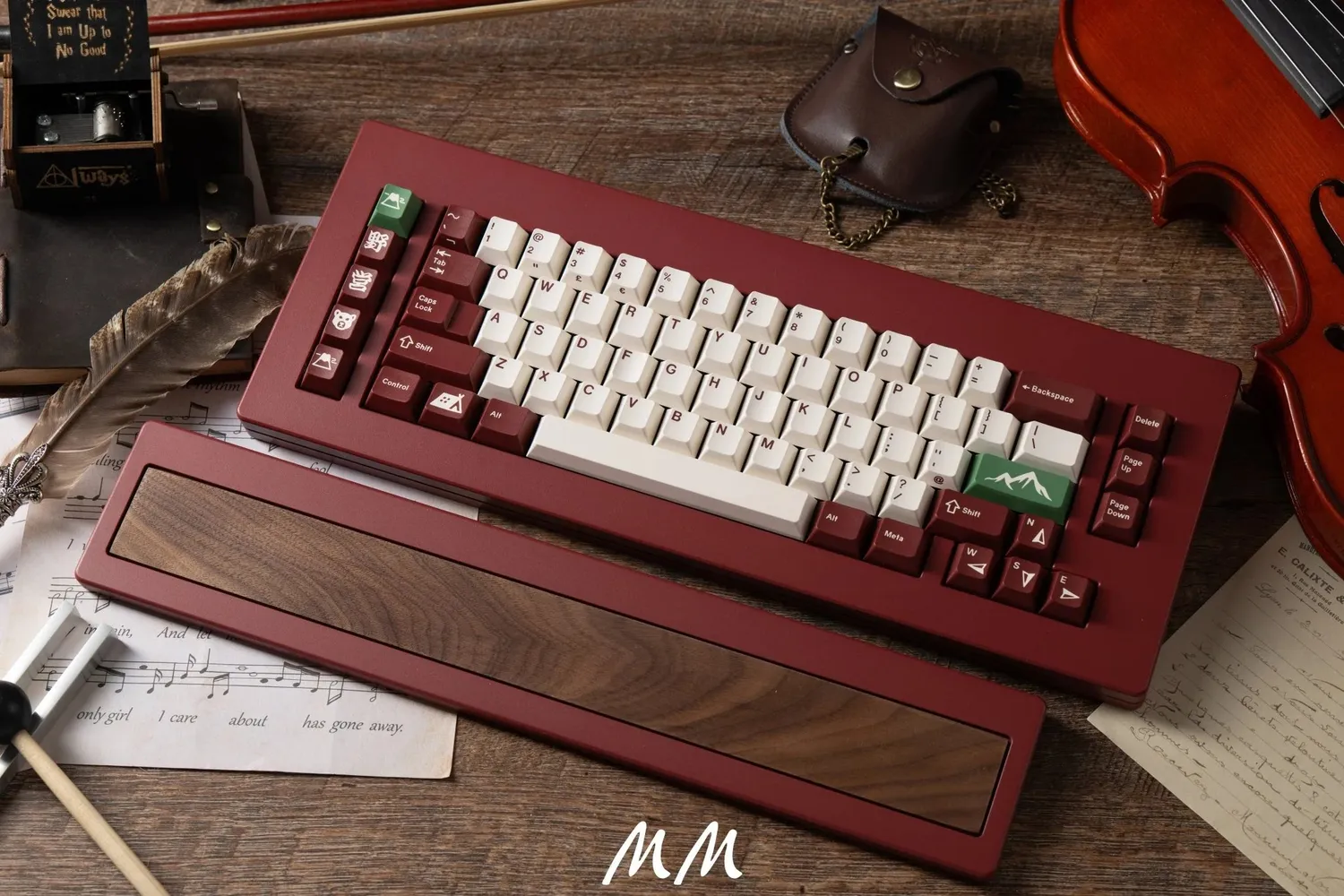 CoffeeKeys Class65 V3 poggiapolsi tastiera alluminio