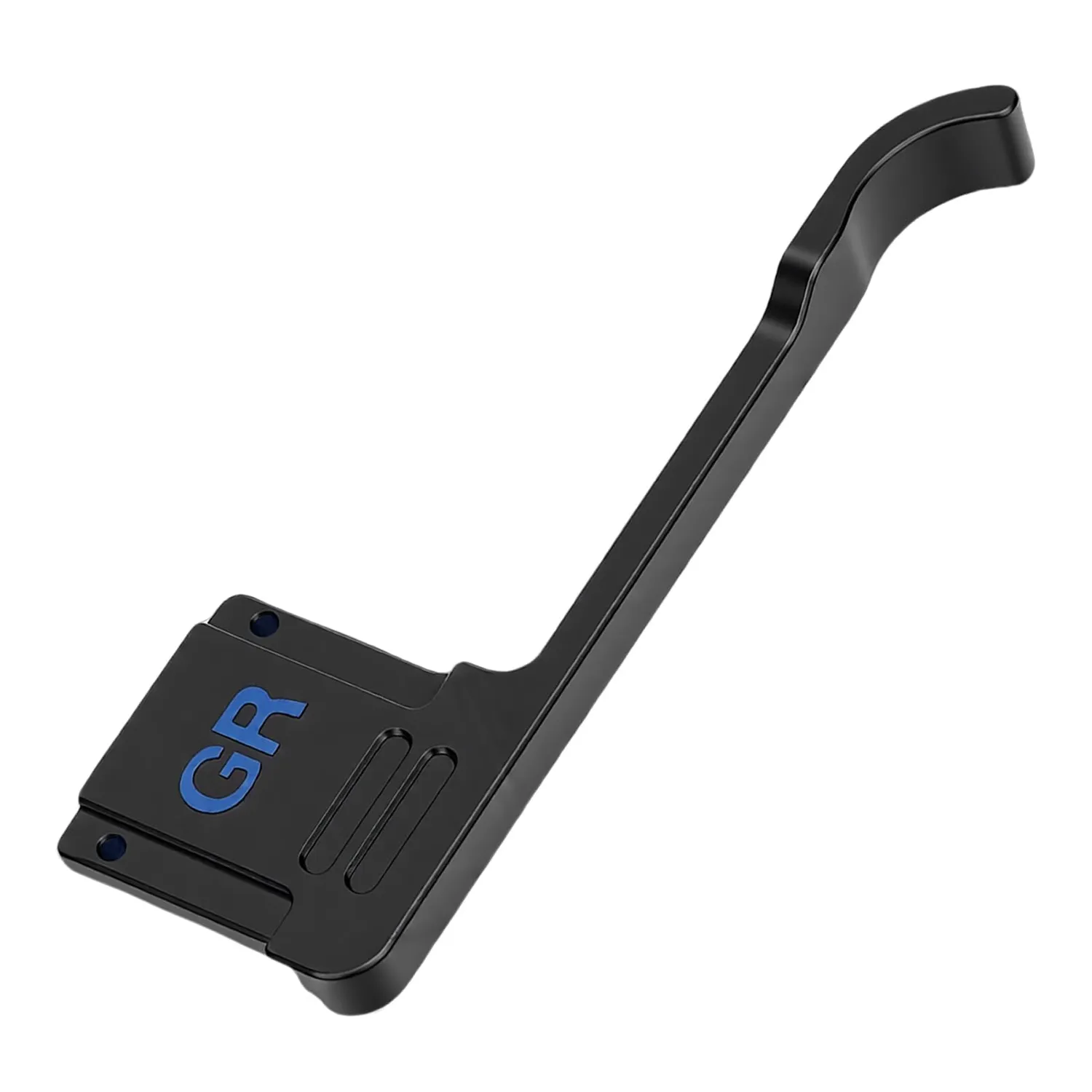 Zunate GR4 thumb grip fotocamera blu nero metallo