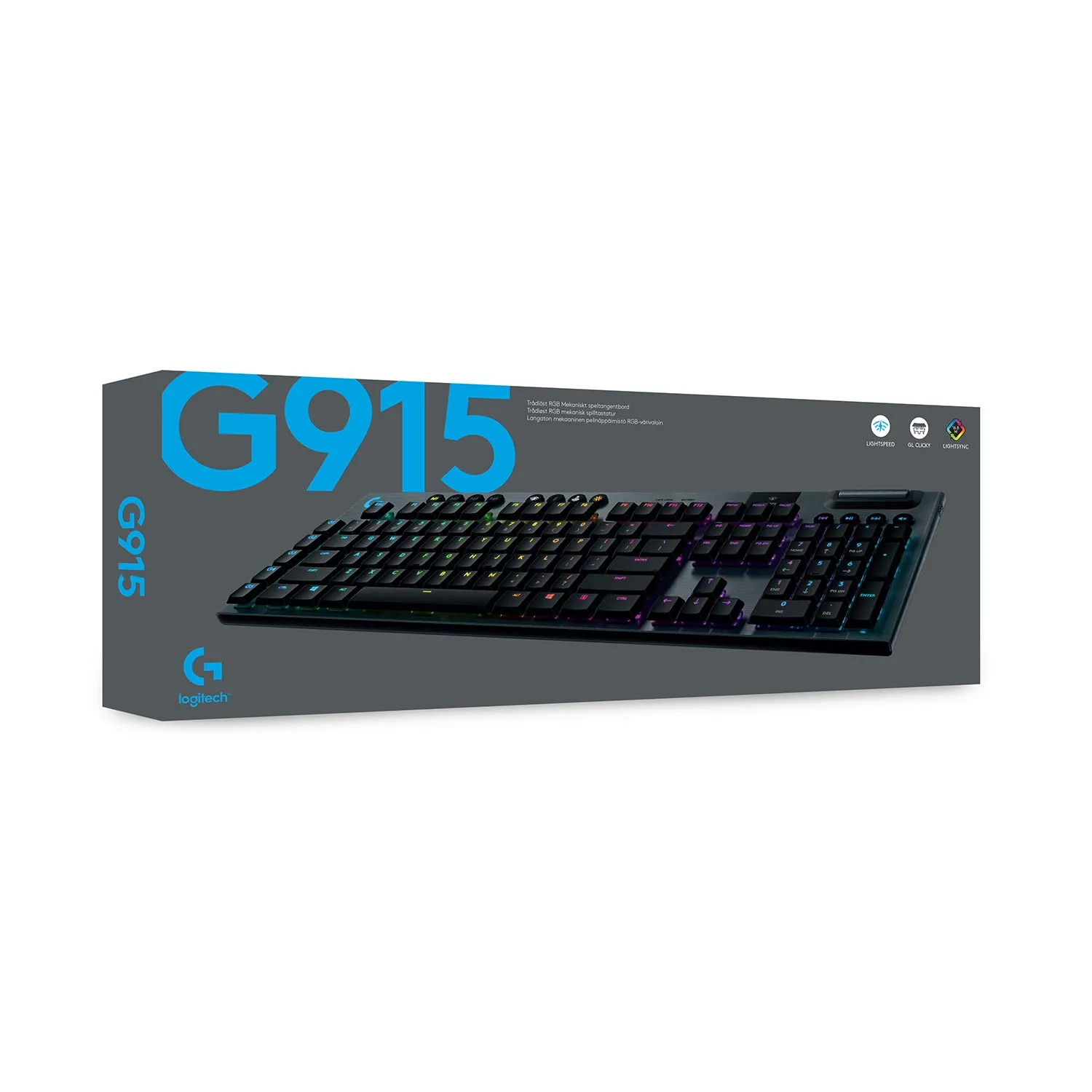 Logitech G G915 Tastiera Gaming Wireless GL Tactile