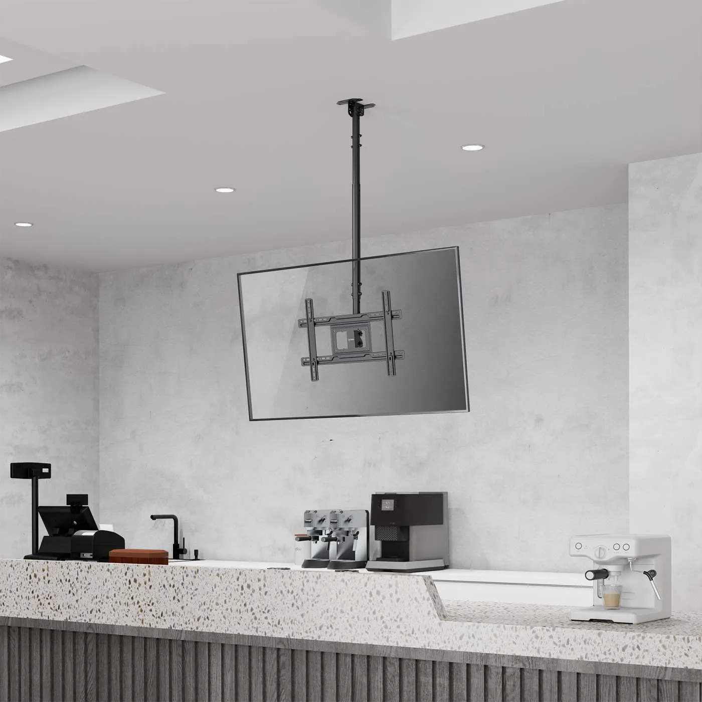 Manhattan supporto TV a soffitto 37-80" full-motion 50 kg