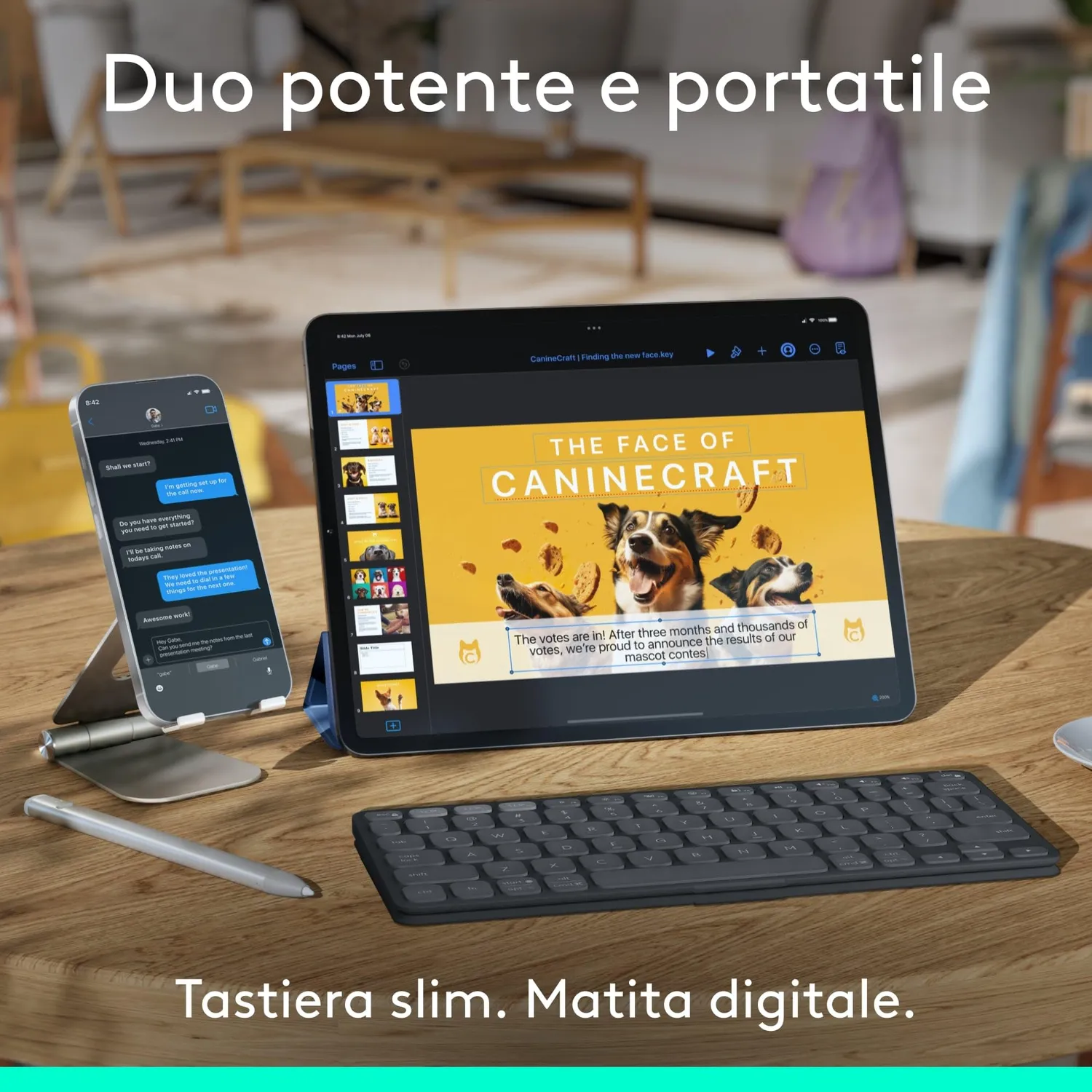 Logitech Keys-To-Go 2 tastiera wireless iPad ITA nero