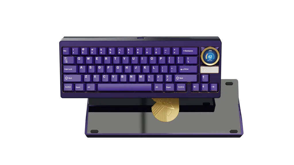 CoffeeKeys Freya tastiera Anodized Black tri-mode flex