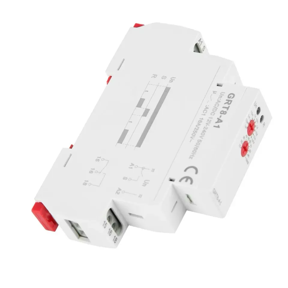 Zunate GRT8-A1 relè temporizzatore guida DIN 12-240V