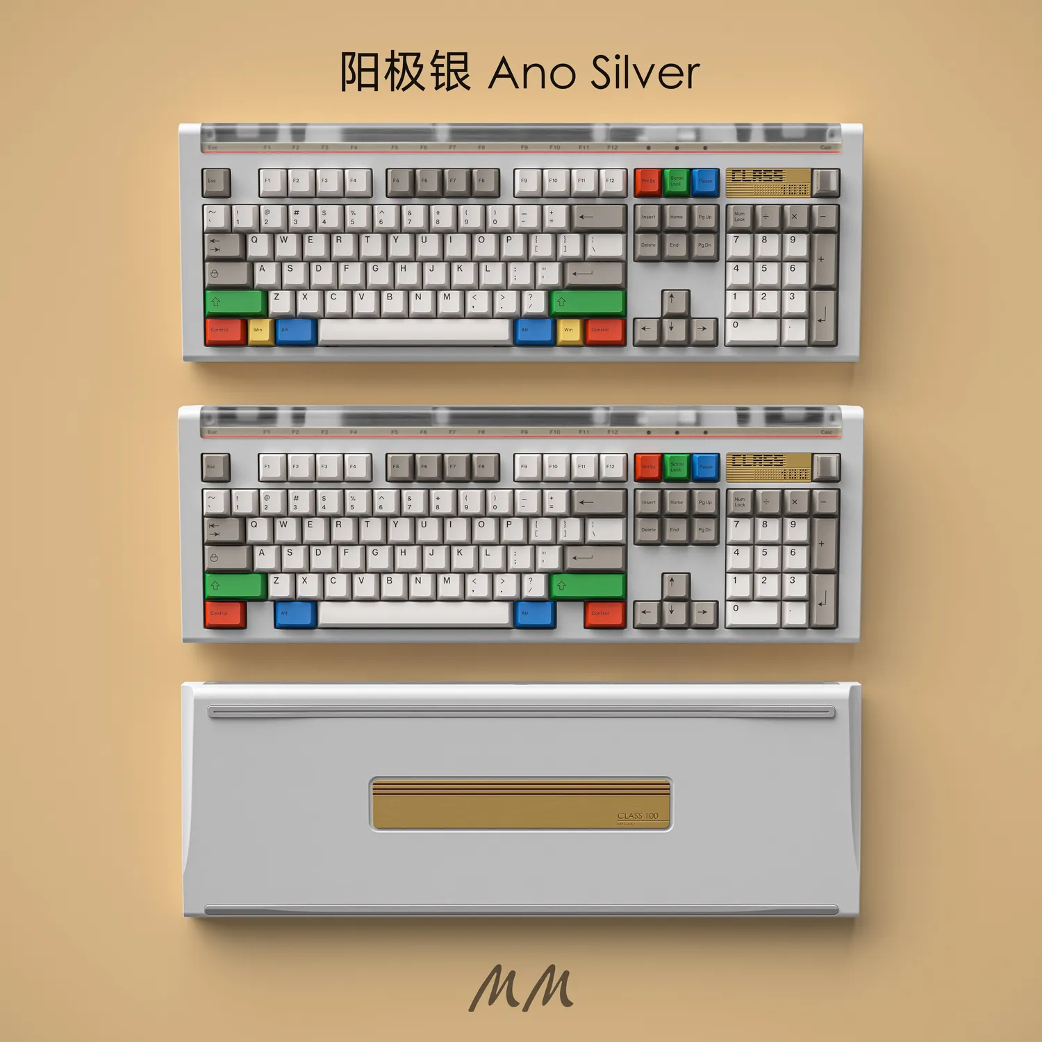 CoffeeKeys Class100 barebone tastiera WK Retro White