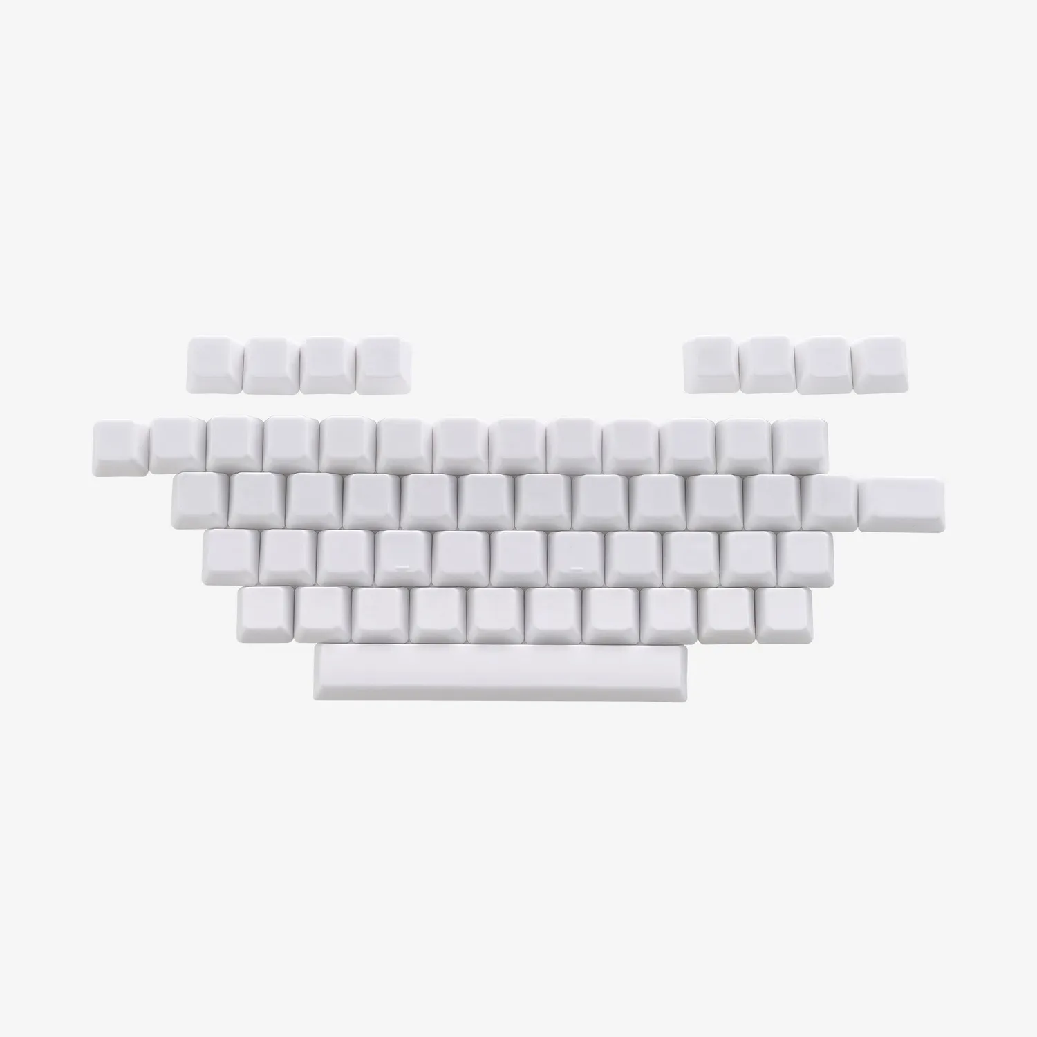 Cerakey Alpha Plus Matte V3 tasti ceramica Matte White con legende