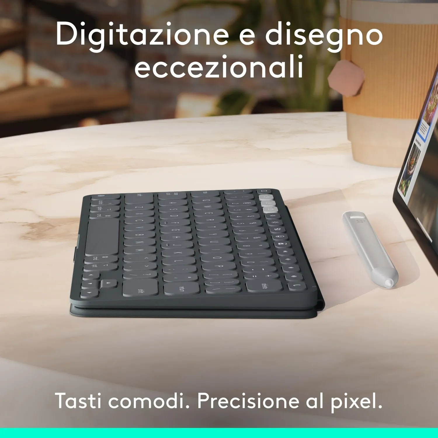 Logitech Keys-To-Go 2 tastiera wireless iPad ITA nero