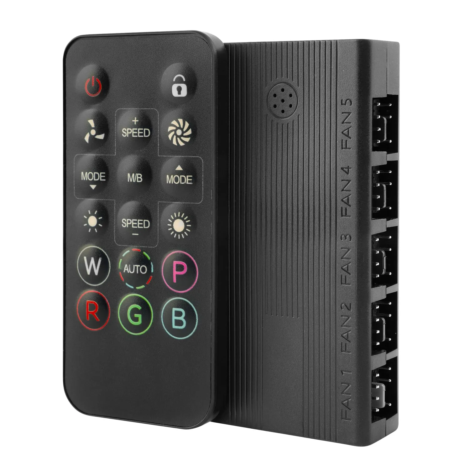 Mars Gaming MF-HUB controller ventole 10x PWM ARGB nero