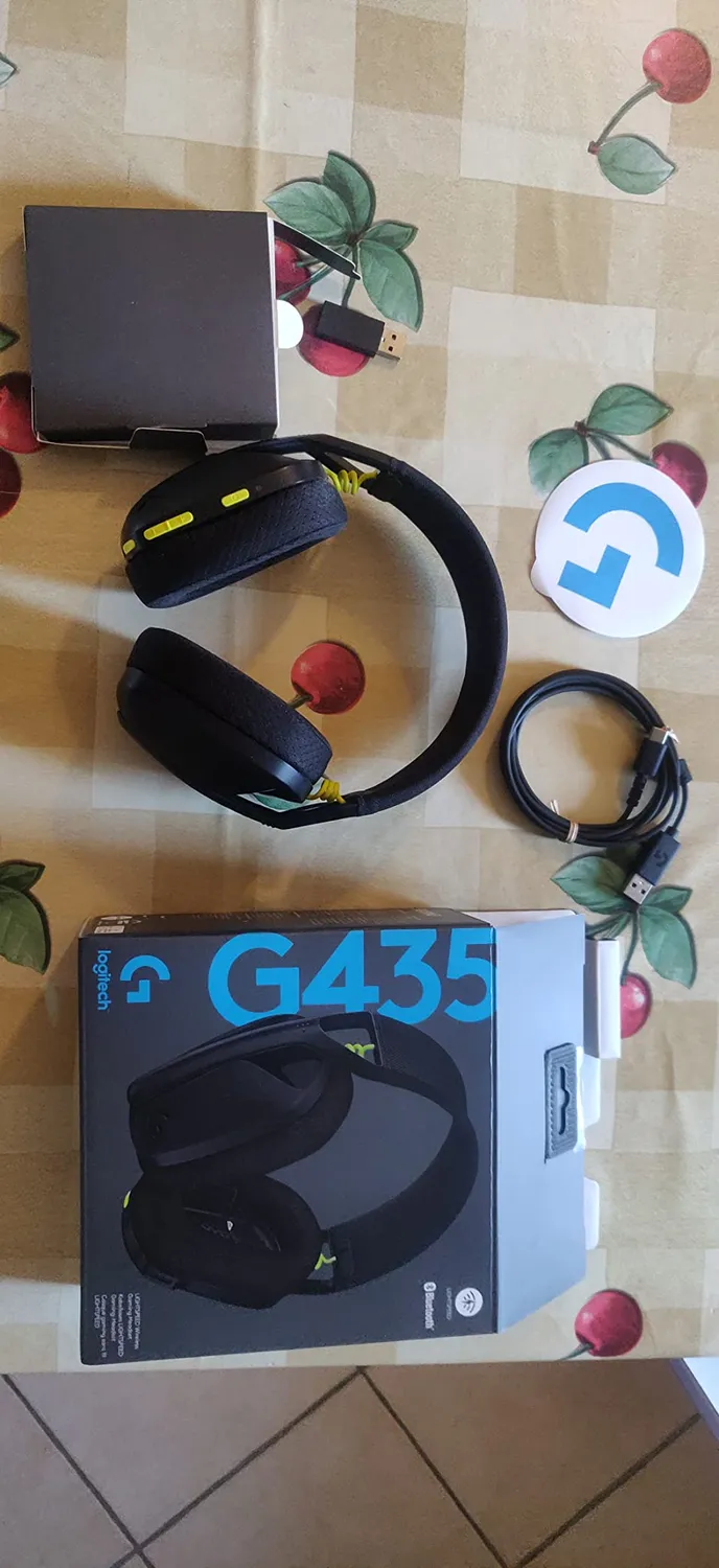 Logitech G G435 cuffie gaming wireless nere Bluetooth