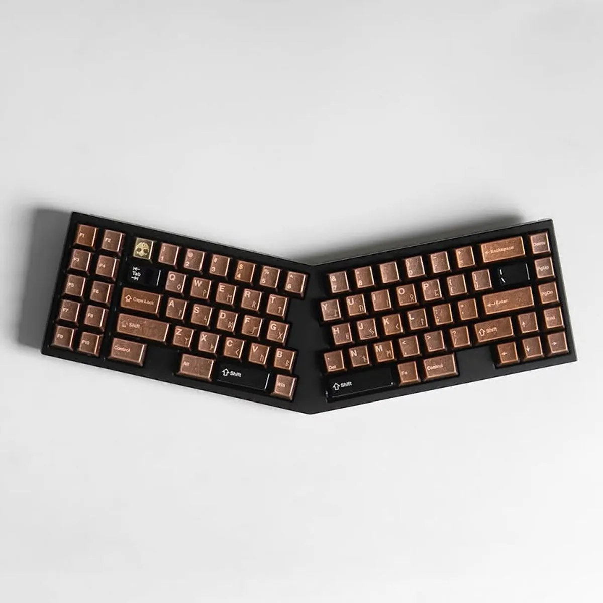 Awekeys Viking Antiques Thor keycaps metallo rame 116 tasti