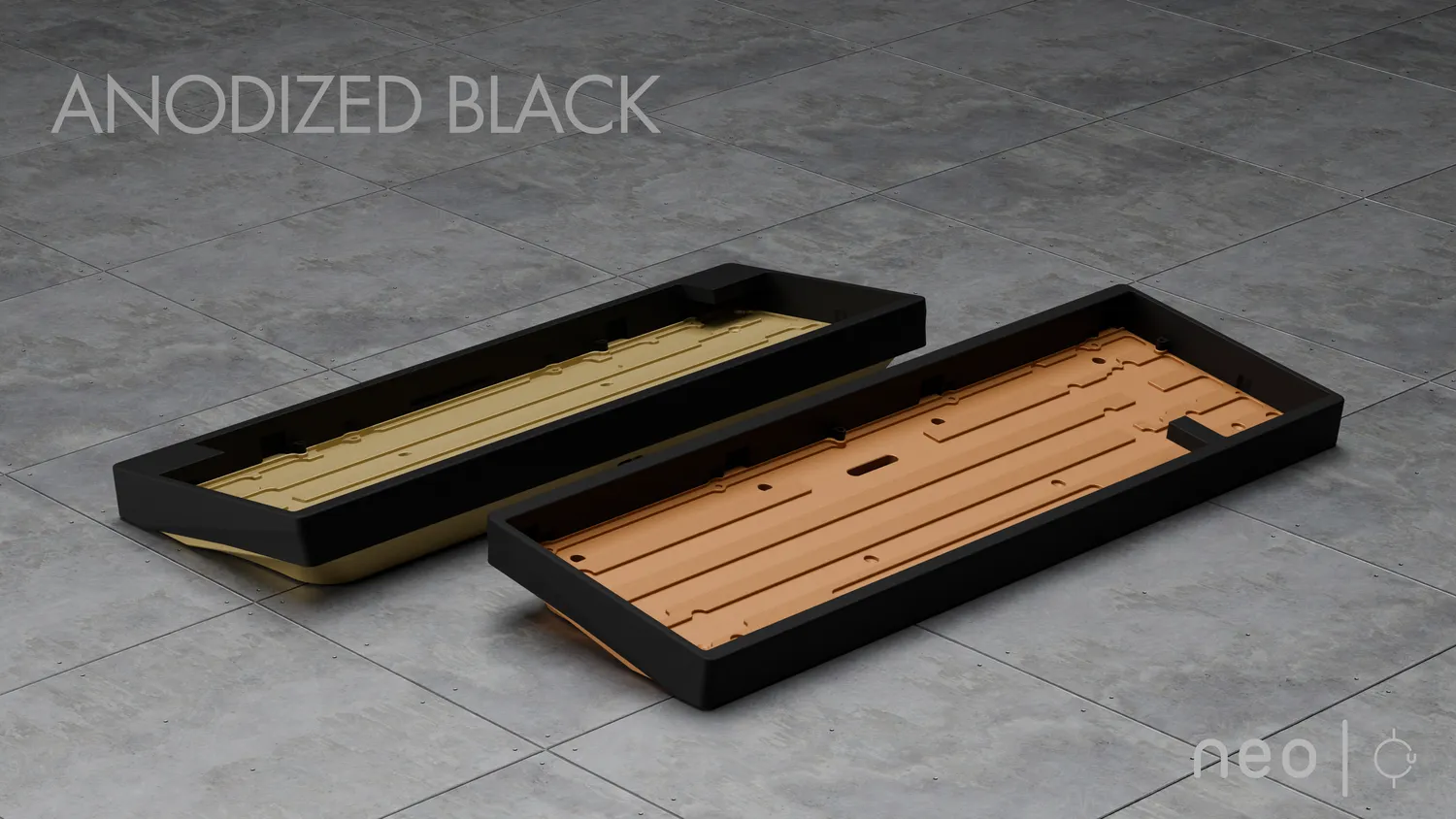 Neo 65CU tastiera custom 60% nera unibody