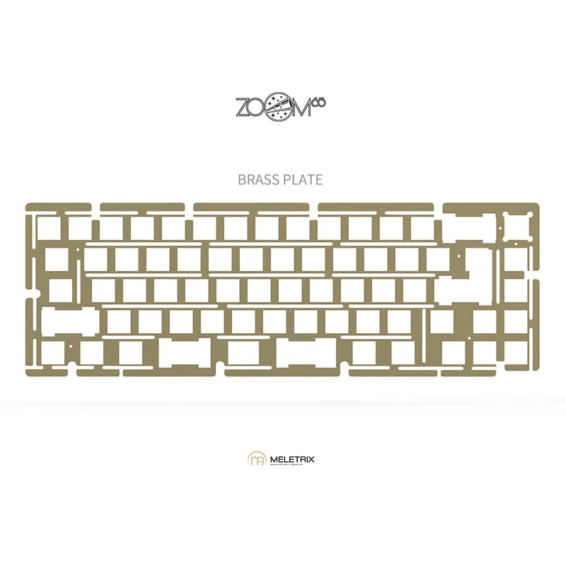 Zoom65 piastra plate alluminio ottone PC FR4 65%