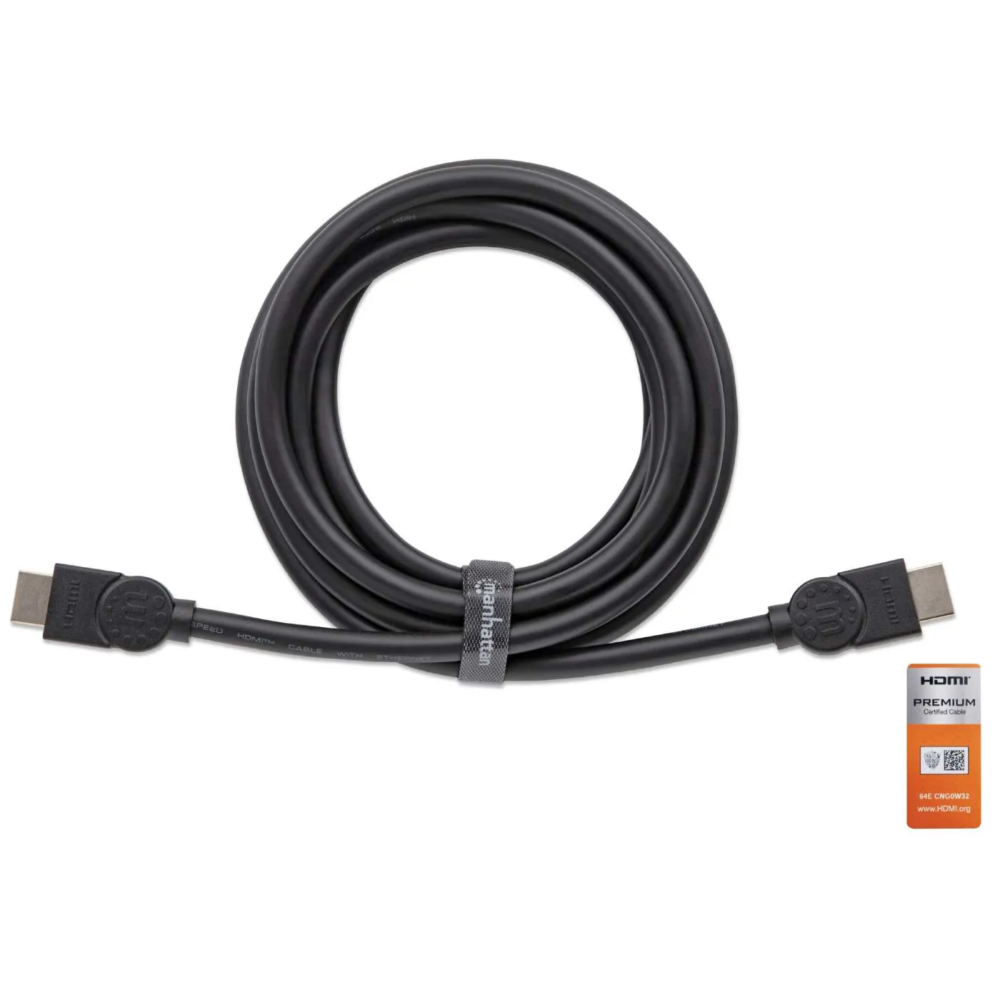 Manhattan Cavo HDMI 4K@60Hz 1,8 m con Ethernet ARC