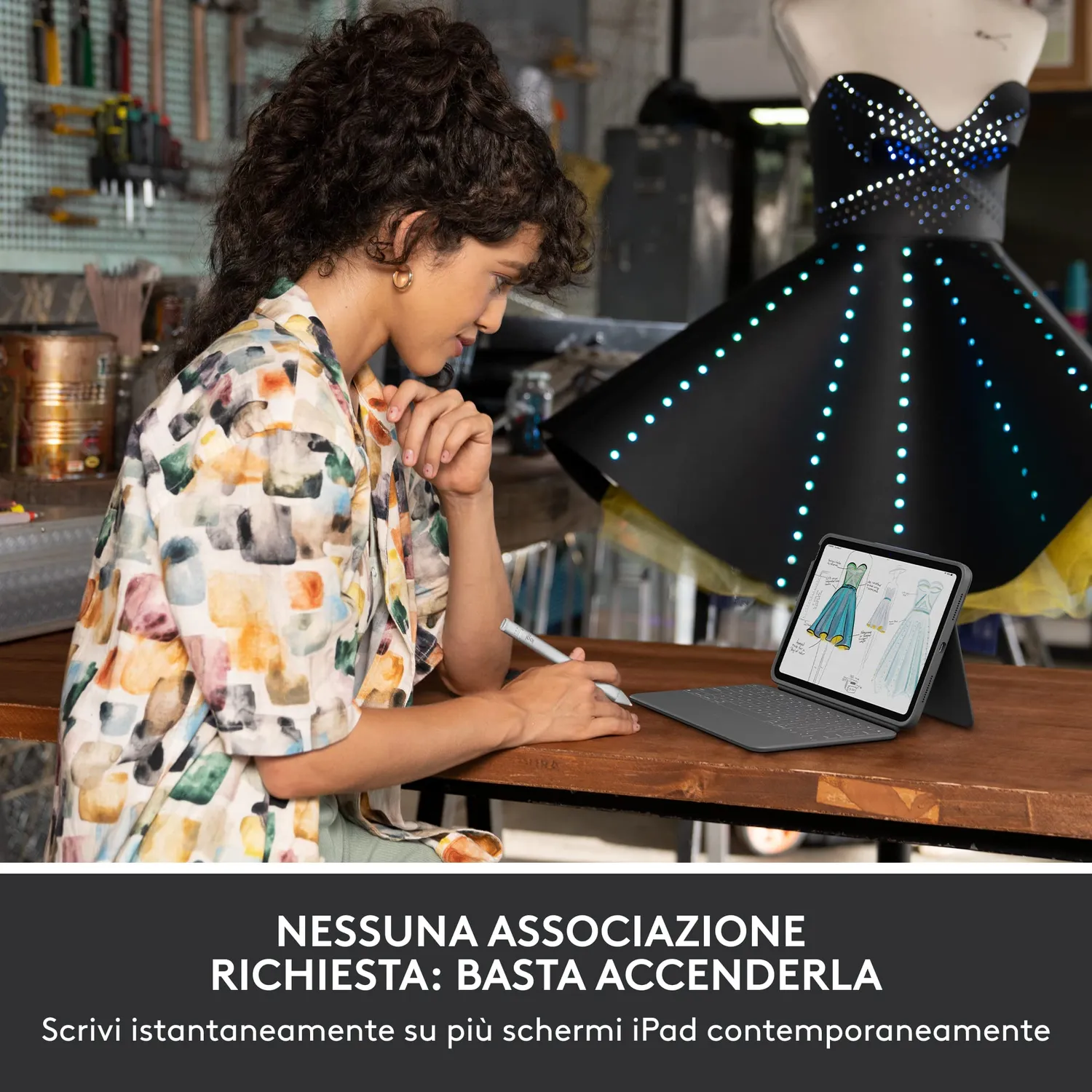 Logitech Crayon matita digitale iPad USB-C arancione