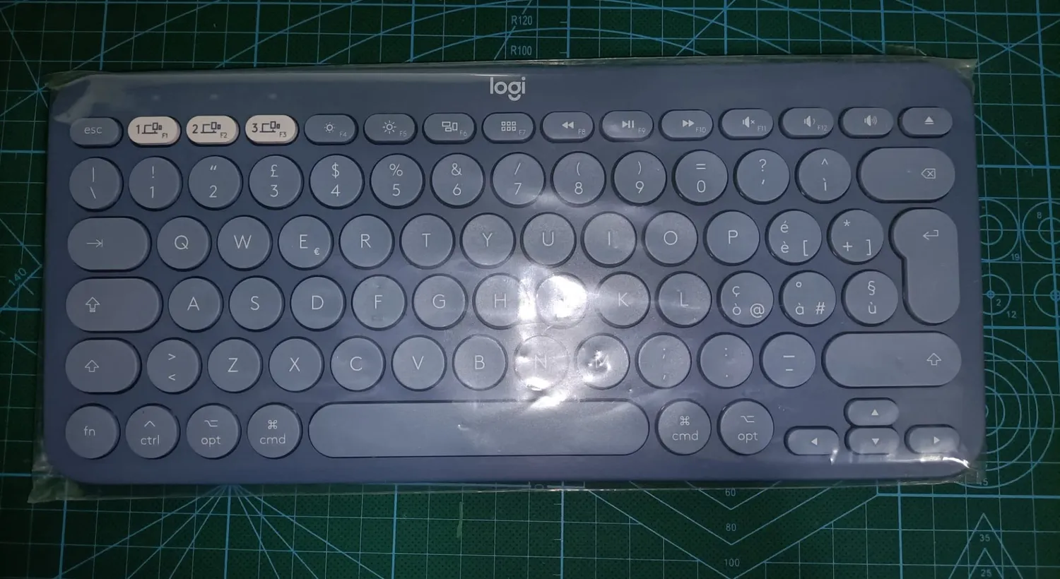 Logitech K380 Tastiera Bluetooth per Mac Blueberry ITA