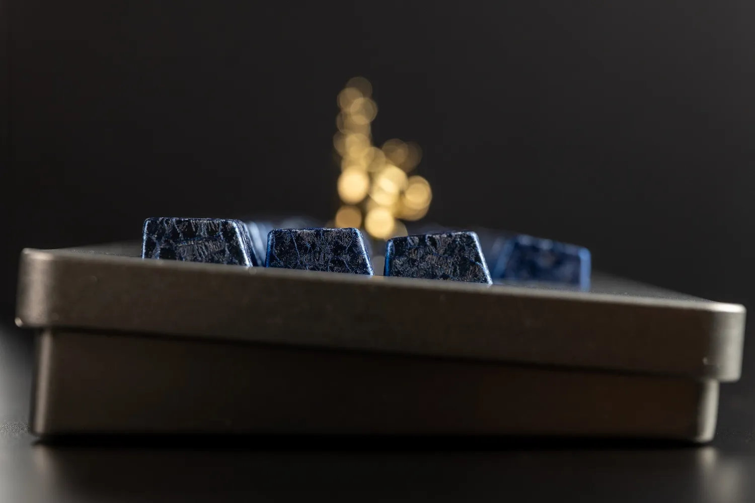 Awekeys Wild Ice keycap metallo 98 tasti frost blue