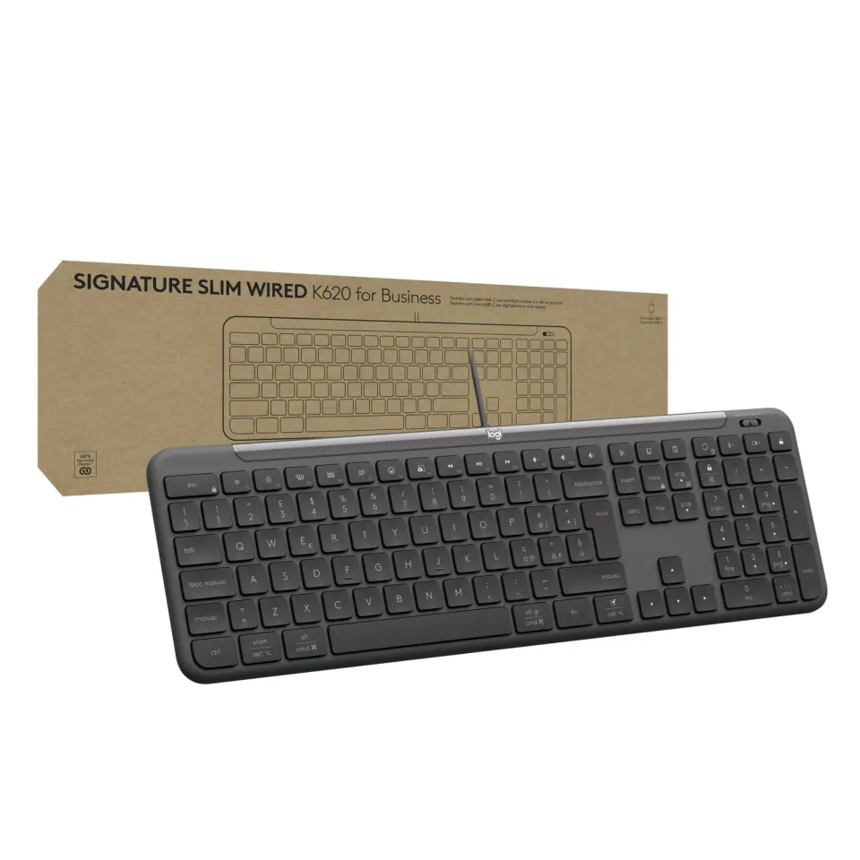 Logitech Signature Slim K620 tastiera cablata USB-C ITA business