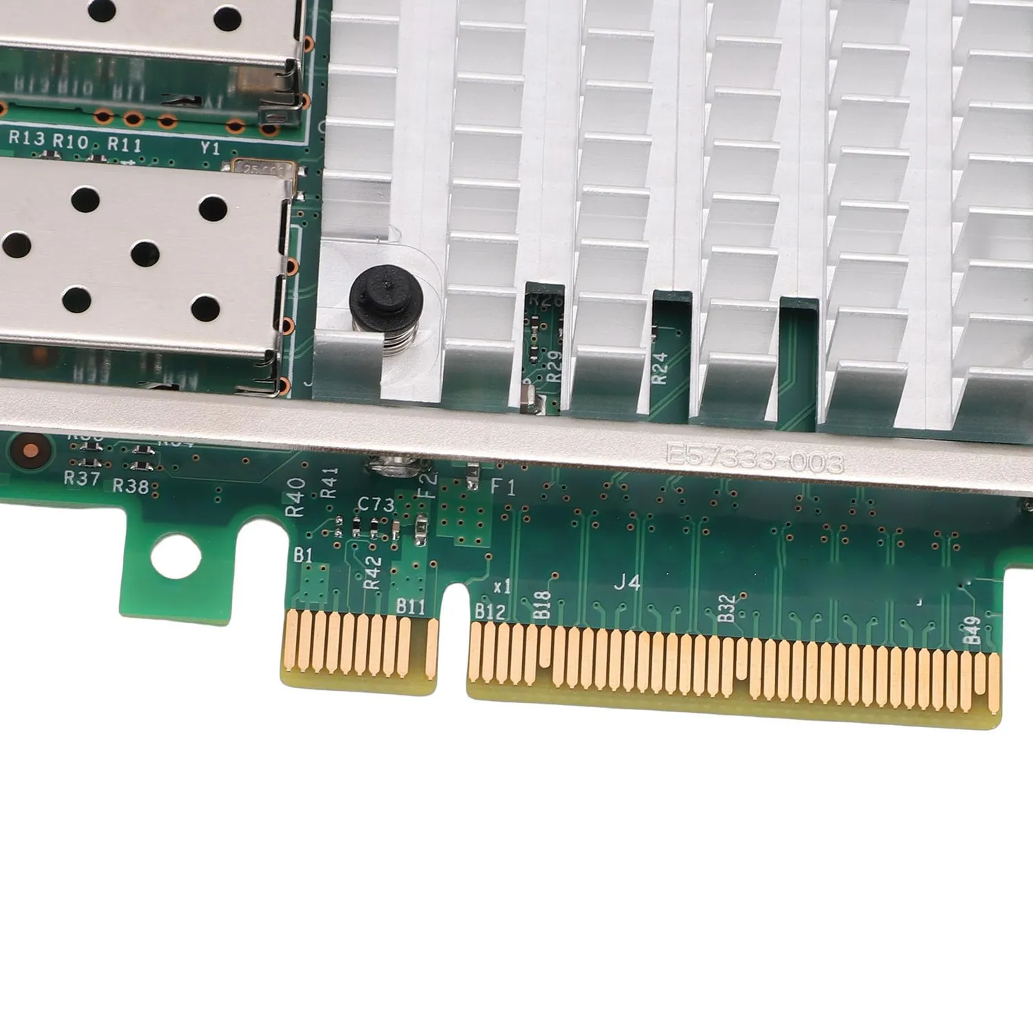 Zunate Scheda Rete Fibra 10GB PCIe X8 doppia SFP+ chip 82599