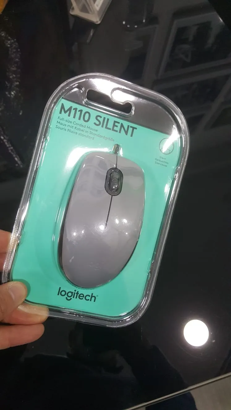 Logitech M110 mouse cablato USB silenzioso standard
