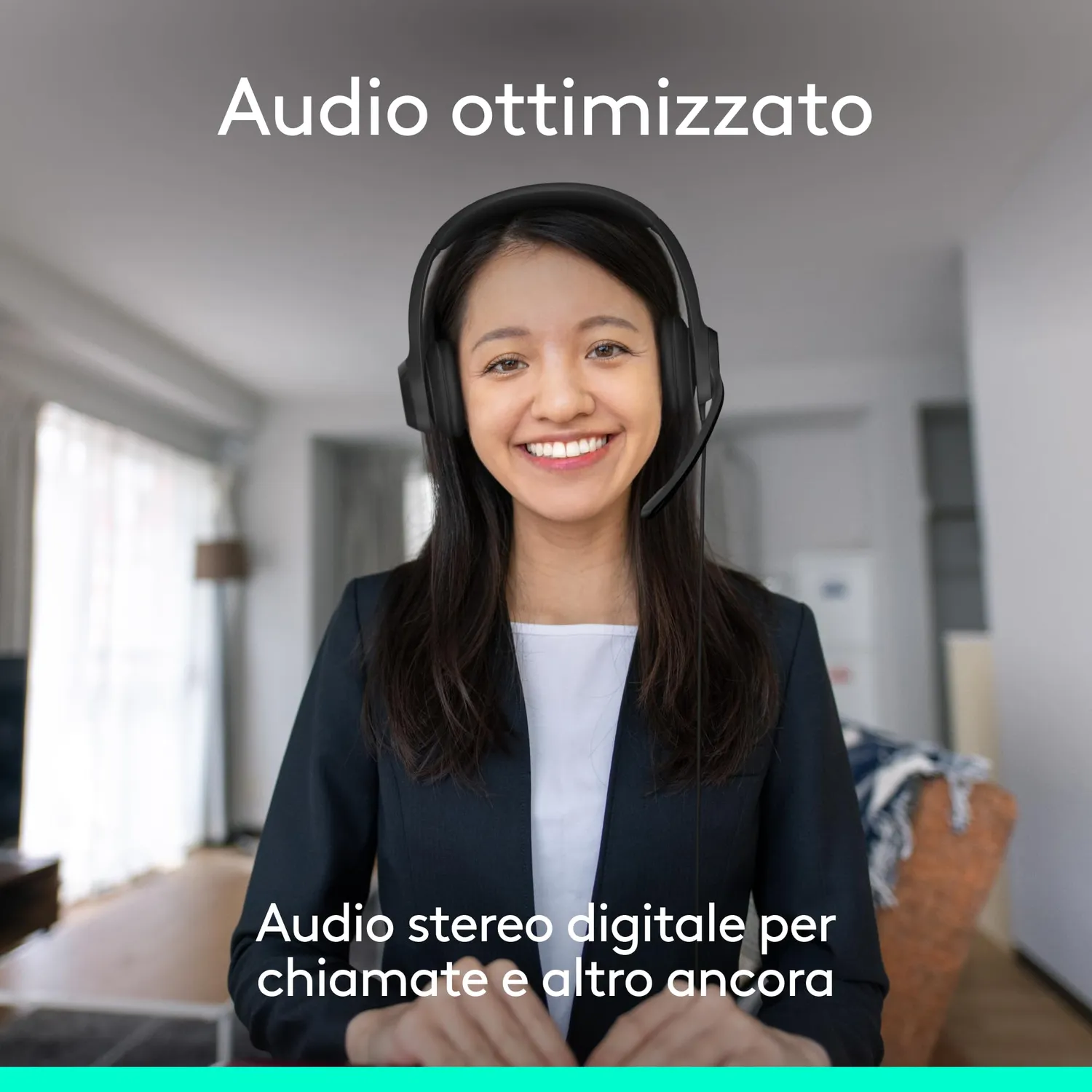 Logitech H390 cuffia con microfono USB-C cancellazione rumore