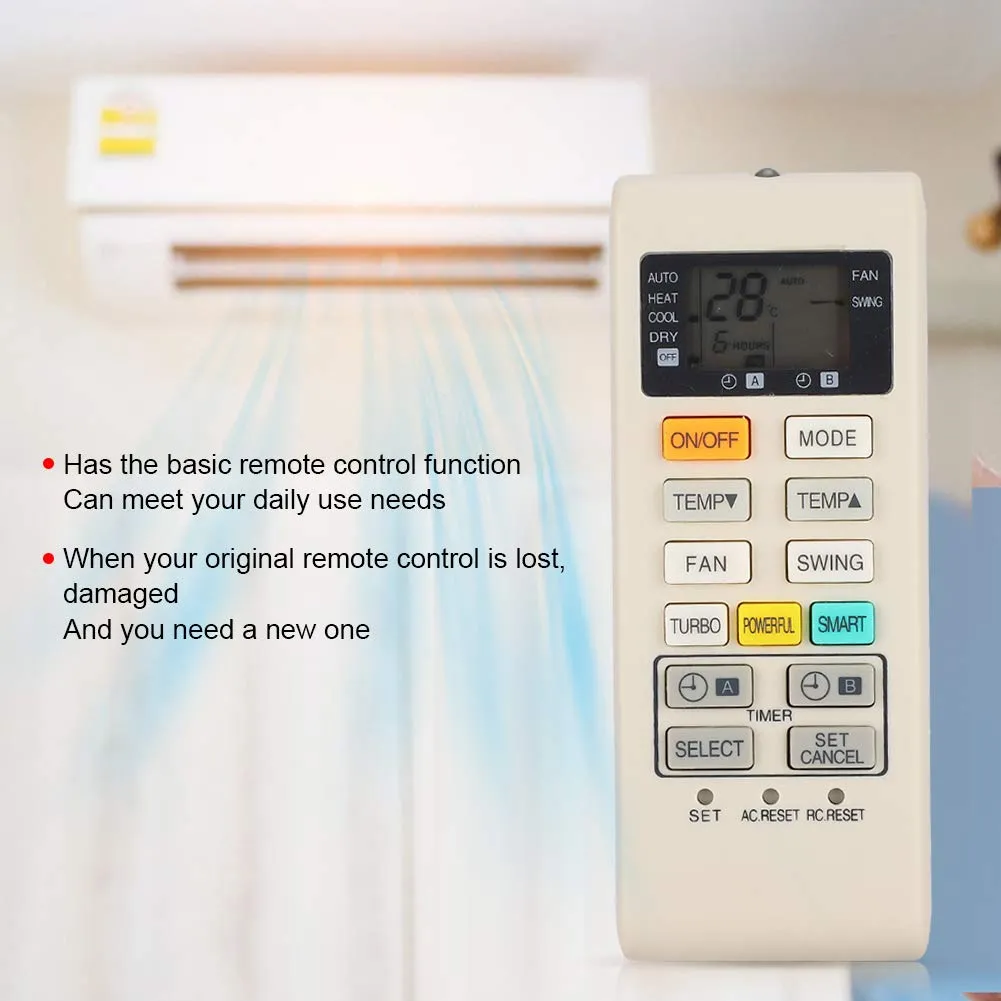 Zunate A75C4003 telecomando condizionatore bianco latte ABS