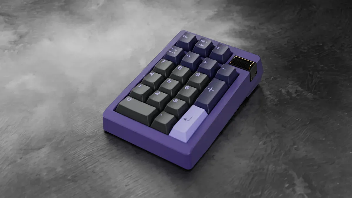 CoffeeKeys Zoompad TIGA tastierino Gunmetal Gray tri-mode
