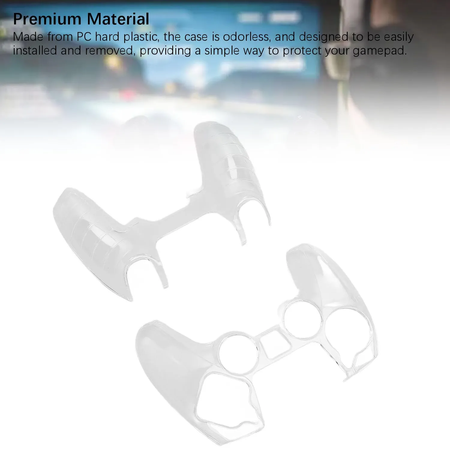 Zunate custodia gamepad PC trasparente cover rigida 2 pezzi