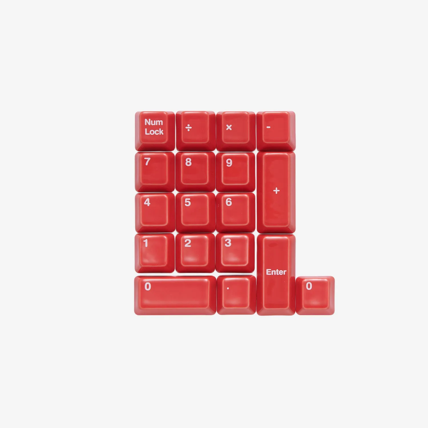 Cerakey C Set-Num keycaps ceramica bianchi