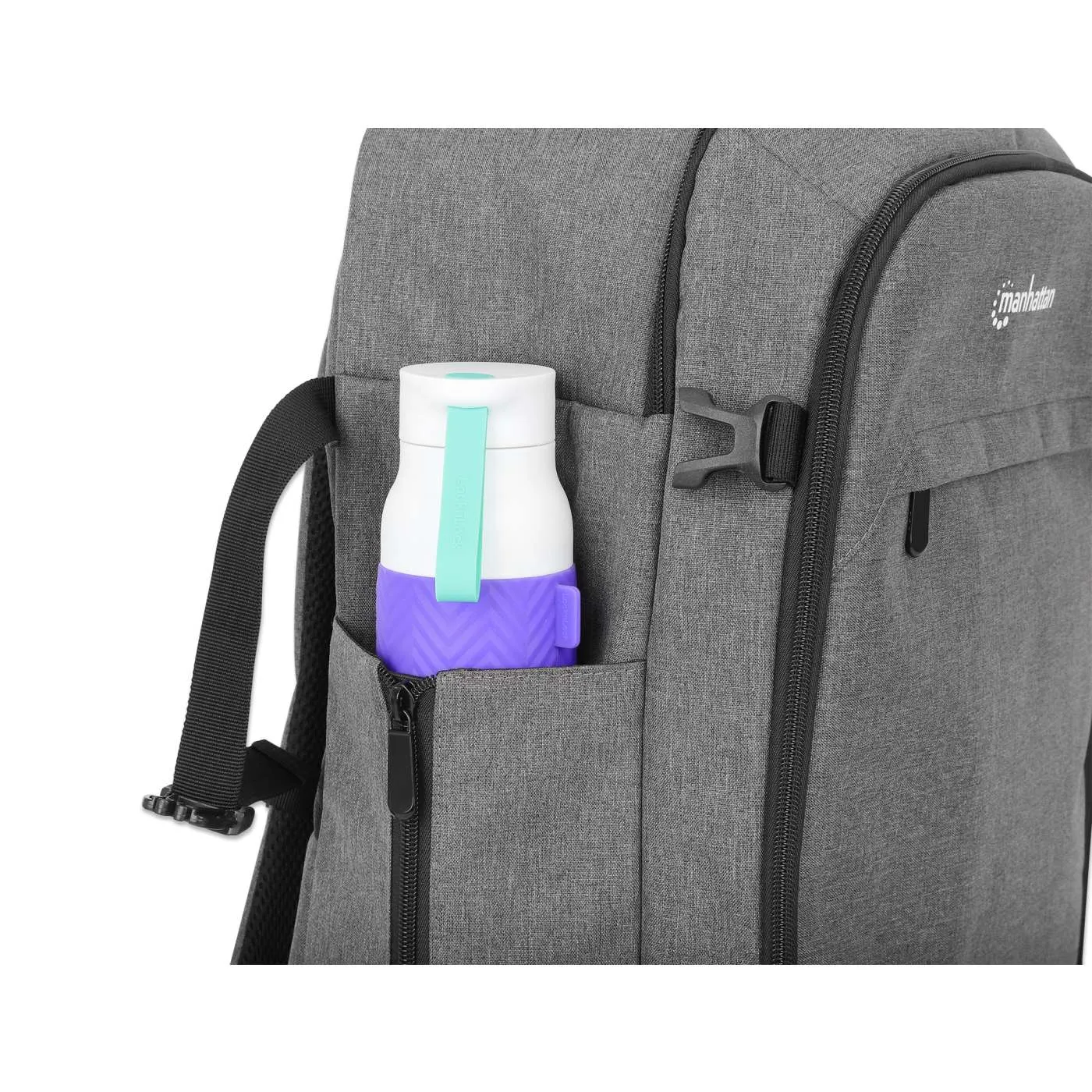 Manhattan Rome Zaino Porta PC 17.3" Grigio Viaggio