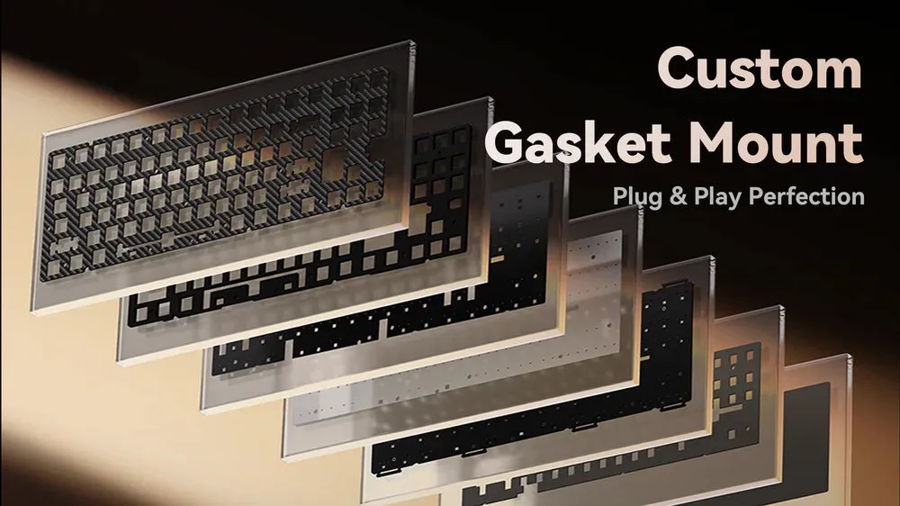 CoffeeKeys Hex80 HE tastiera gaming grigia