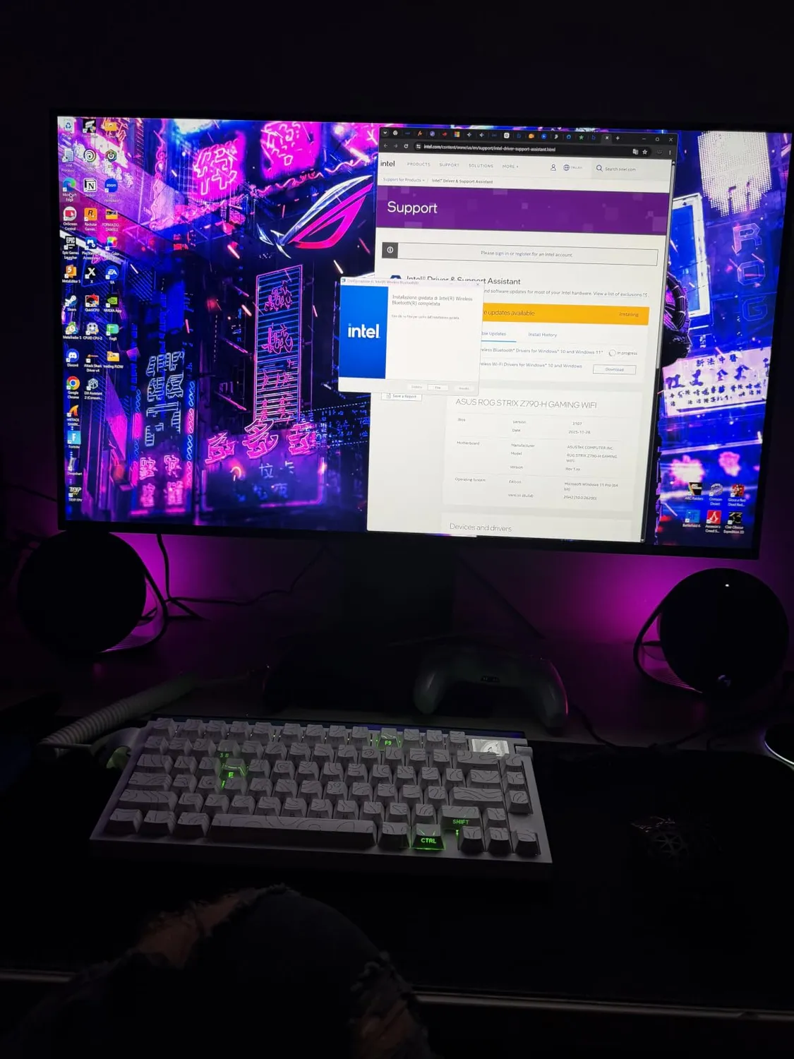 Logitech G560 casse gaming 2.1 RGB 240W Bluetooth