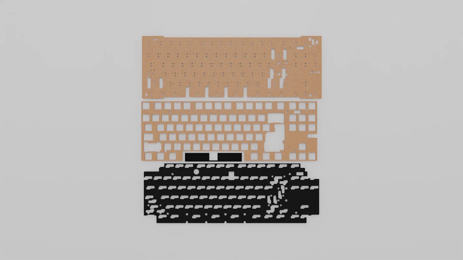 CoffeeKeys Zoom TKL Dyna piastra PC per tastiera