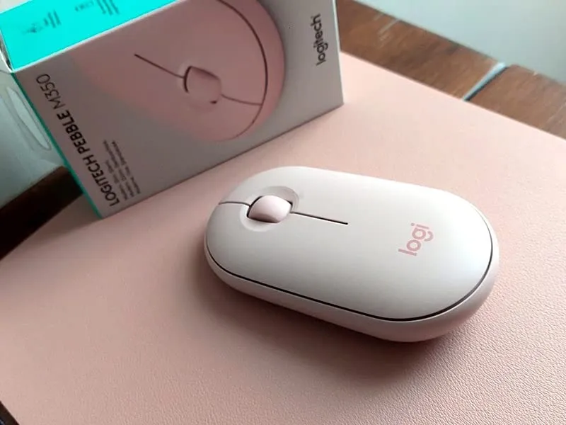 Logitech Pebble M350 mouse wireless grafite silenzioso
