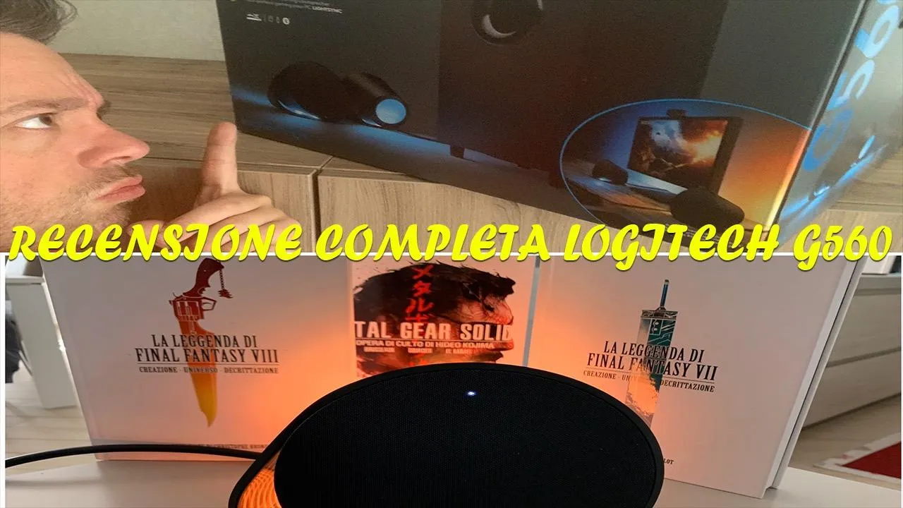 Logitech G560 casse gaming 2.1 RGB 240W Bluetooth