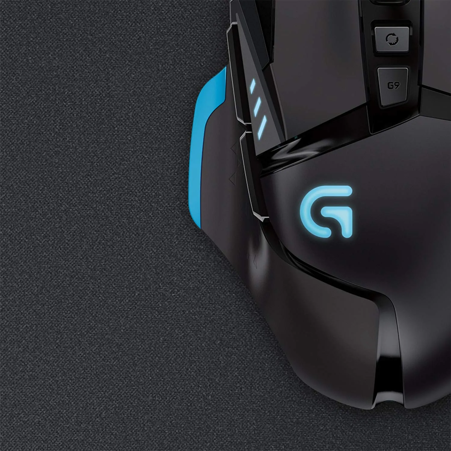 Logitech G640 tappetino mouse gaming nero large