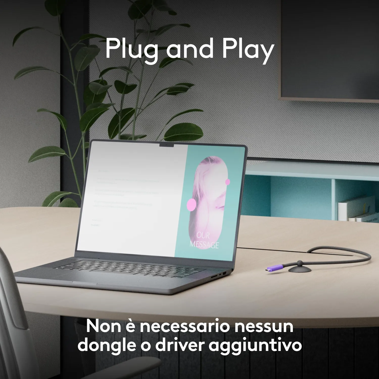 Logitech MeetUp 2 cavo USB Active 5m BYOD