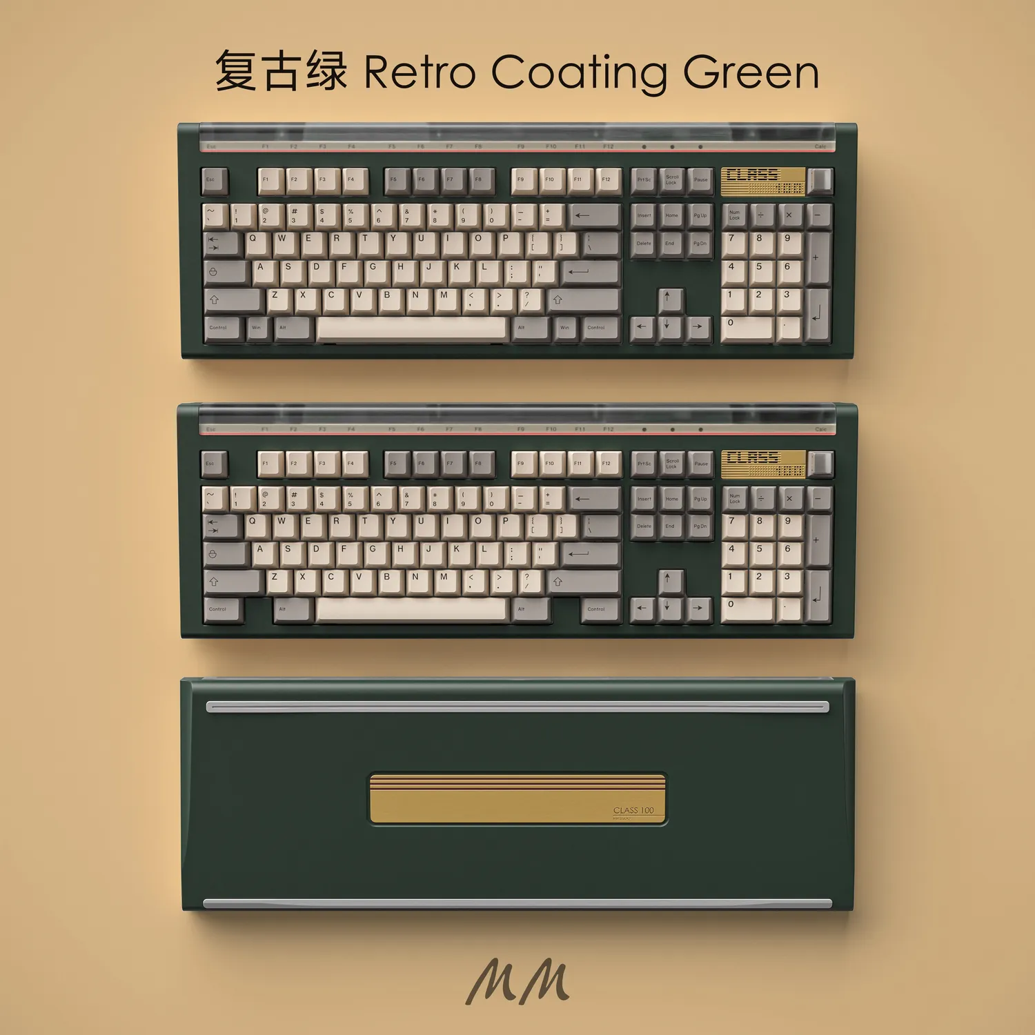 CoffeeKeys Class100 barebone tastiera WK Retro White