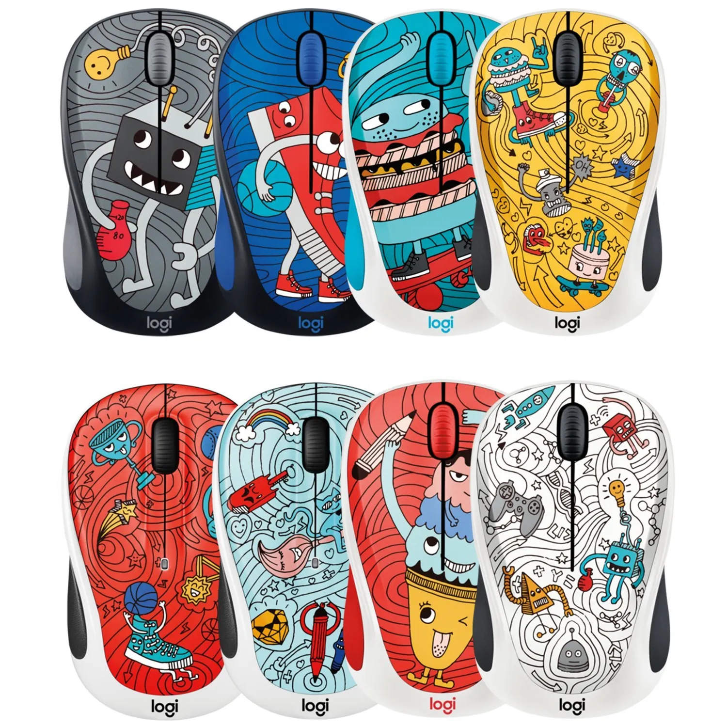 Logitech M238 mouse wireless Triple Scoop adesivi