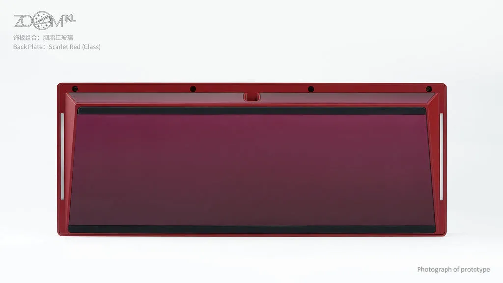 Meletrix Zoom TKL backplate posteriore extra