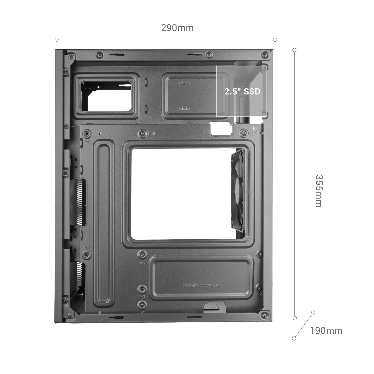 Mars Gaming MC-MeshPro case microATX bianco mesh