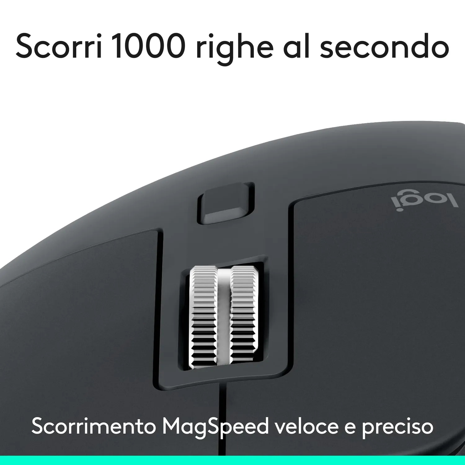 Logitech MX Master 3S mouse wireless 8000 DPI silenzioso
