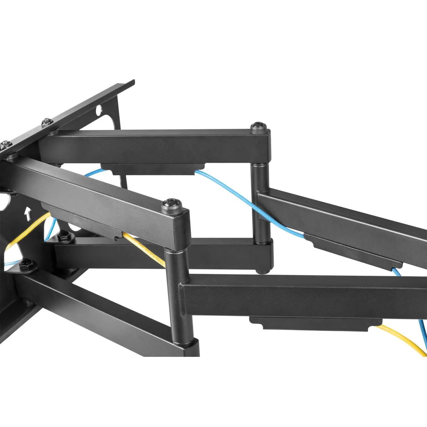 Manhattan 461290 supporto TV a parete 37-90" snodato nero
