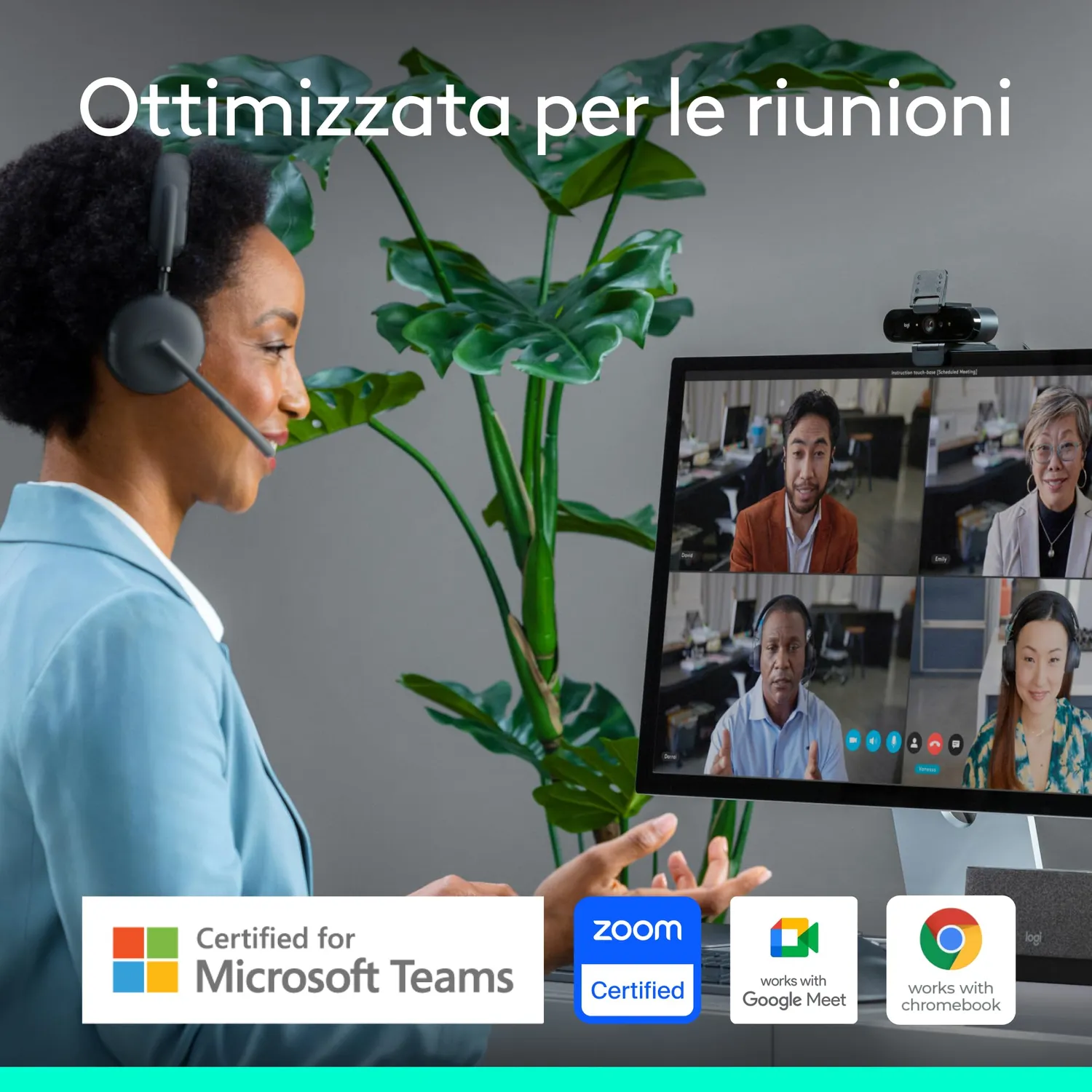 Logitech Brio 4K Webcam Nuova Versione